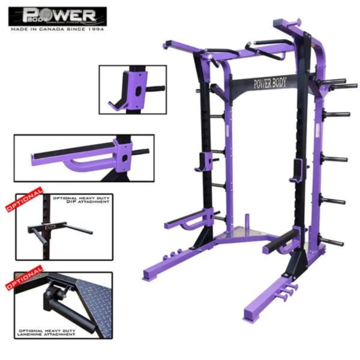 Power Body #1188D Half Rack Commercial Power Body