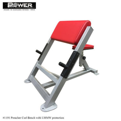 Power Body #1191 Seated Preacher Curl Commercial Power Body   