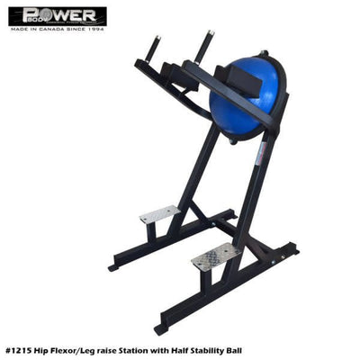 Power Body #1215 Leg Raise w/Bosu Ball Commercial Power Body   