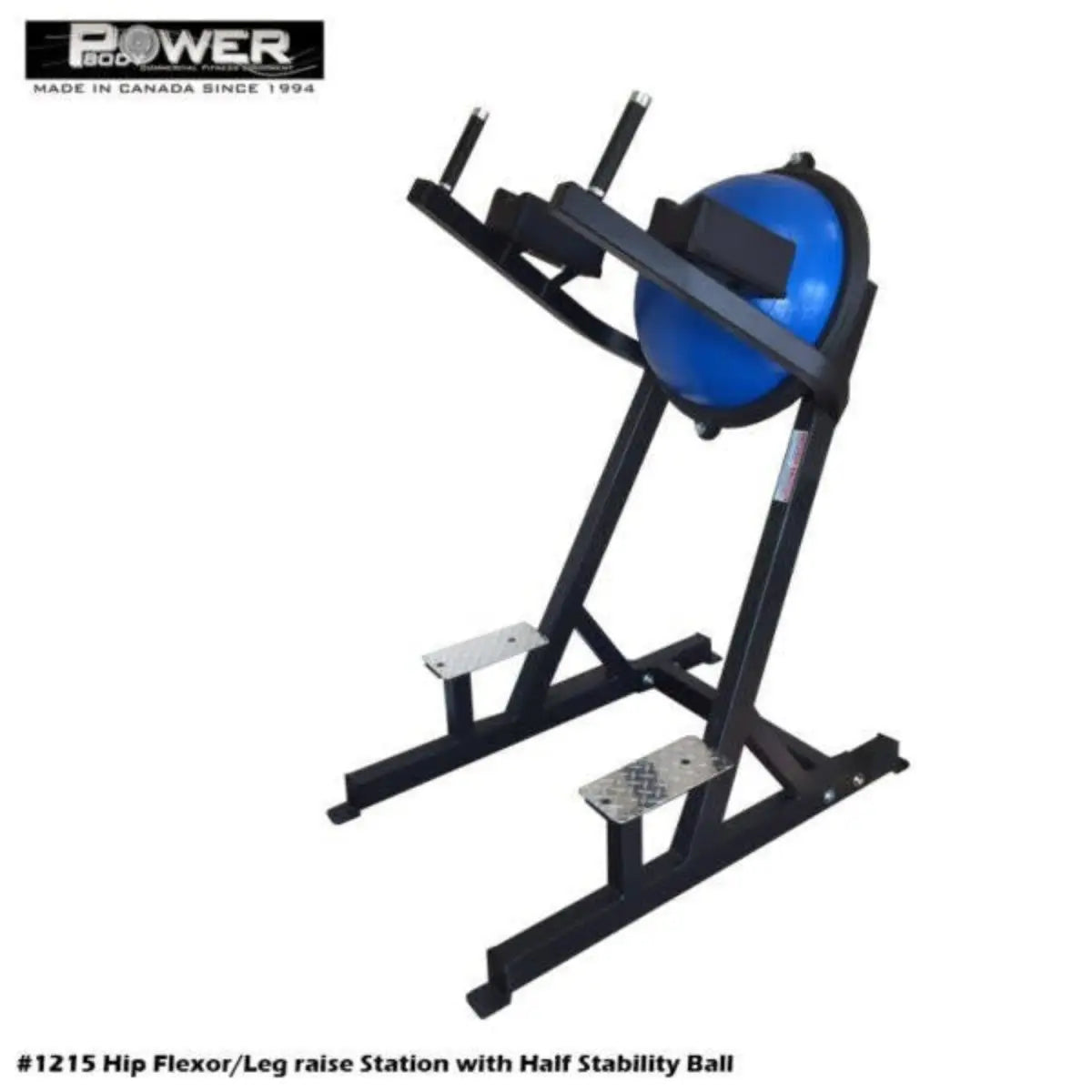 Power Body #1215 Leg Raise w/Bosu Ball Commercial Power Body