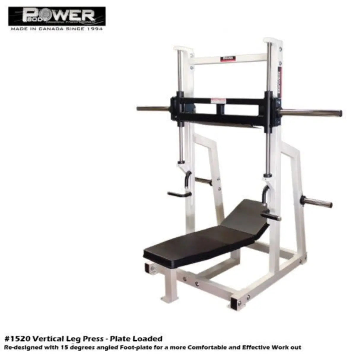 Power Body #1520 Vertical Leg Press Commercial Power Body