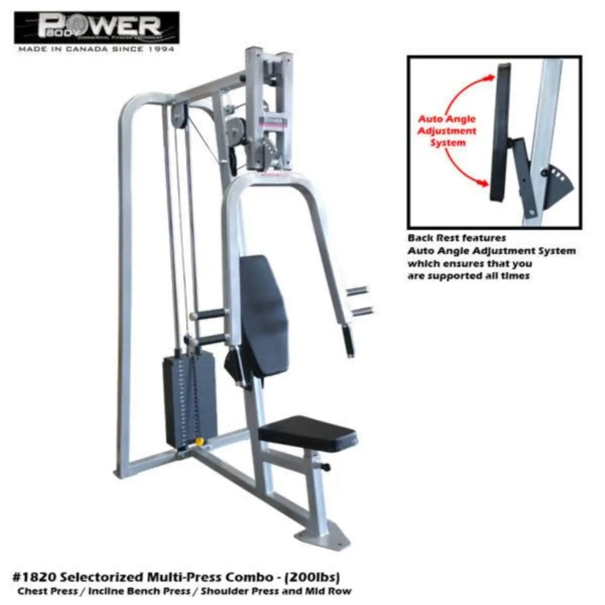 Power Body #1820 Multi Press Commercial Power Body