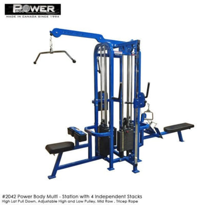 Power Body #2042 Multi Station With Independent 4 Stacks Commercial Power Body