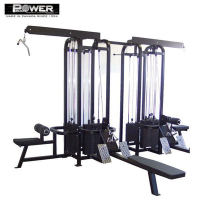Power Body #2050 Jungle Gym With 6 Independent Stations Commercial Power Body