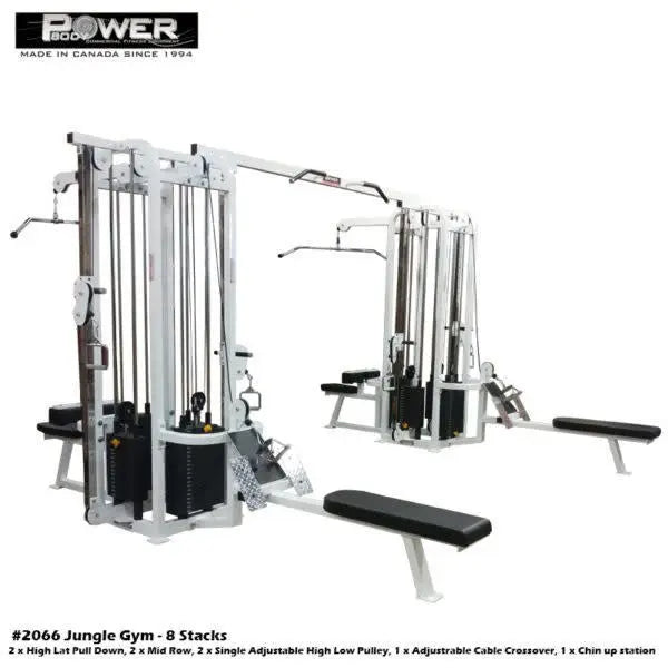 Power Body #2066 Jungle Gym (8 Stacks) Commercial Power Body