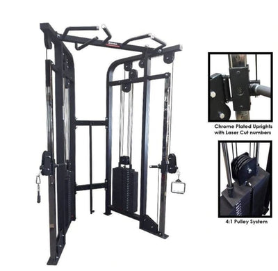Power Body #3016 Power Core Elite Functional Trainer (4:1 Pulley Ratio) Commercial Power Body