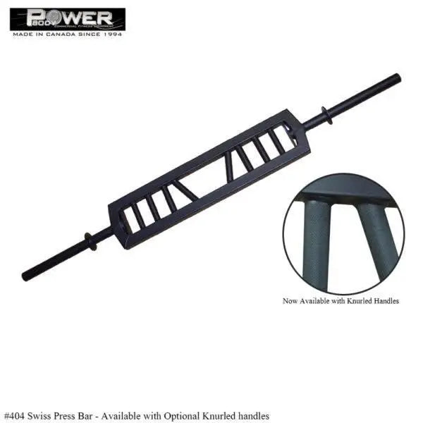 Power Body #404 Swiss Press Bar Strength & Conditioning Power Body
