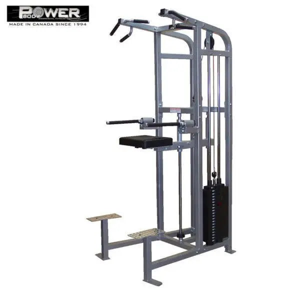 Power Body #4065 Selectorized Assisted Chin Dip Commercial Power Body