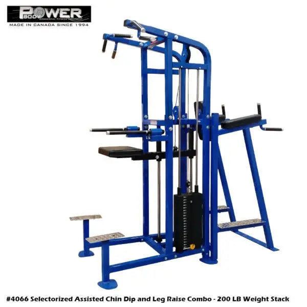 Power Body #4066 Dip/ Chin/ Leg Raise Commercial Power Body