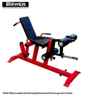 Power Body #466 Leg Extension and Prone Curl Commercial Power Body