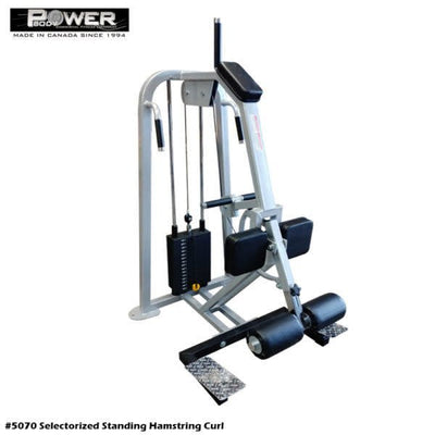 Power Body #5070 Standing Leg Curl Commercial Power Body