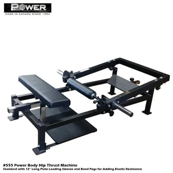 Power Body #555 Hip Thruster Bench Strength Power Body