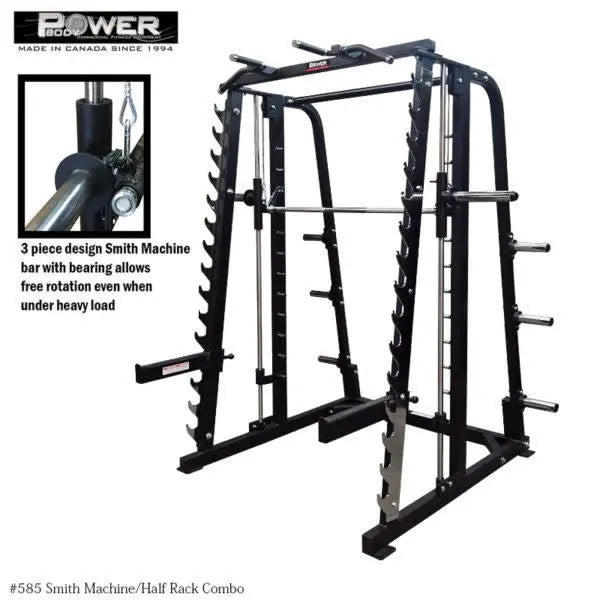Power Body #585 Smith Machine/Half Cage/Chin up Commercial Power Body