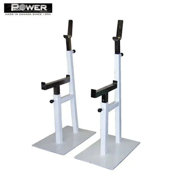 Power Body #820 Step Squat Racks - Pair Commercial Power Body