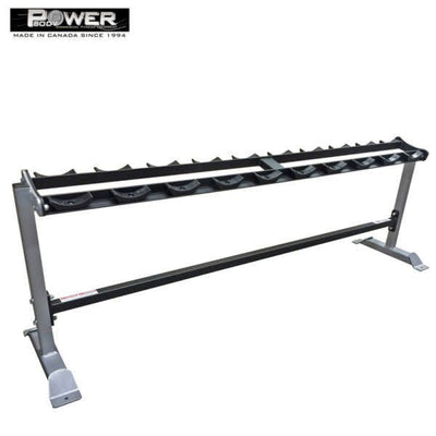 Power Body #852 Single Dumbbell Rack w/cradles Storage Power Body