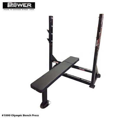 Power Body PB 1000 Olympic Bench Press - Made in Canada Commercial Power Body