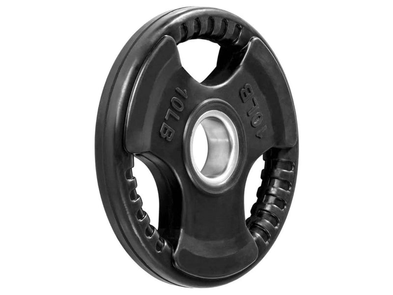 Premium Tri-Grip Rubber Olympic Plate Weights Select Fitness 10 lb