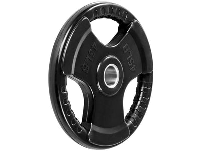 Premium Tri-Grip Rubber Olympic Plate Weights Select Fitness 45 lb