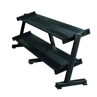 Professional Hex Dumbbell Rack Storage York Barbell 2-TIER