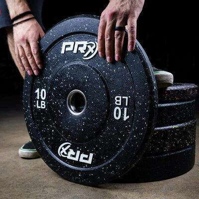 PRx Color Fleck Bumper Plates (Pair) Weights PRX