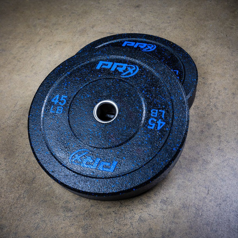 PRx Color Fleck Bumper Plates (Pair) Weights PRX 45 LB