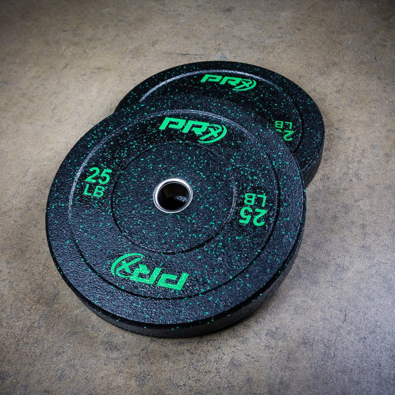 PRx Color Fleck Bumper Plates (Pair) Weights PRX 25 LB