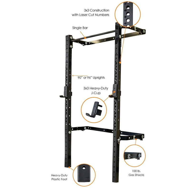PRX Profile PRO Squat Rack - Gym Concepts