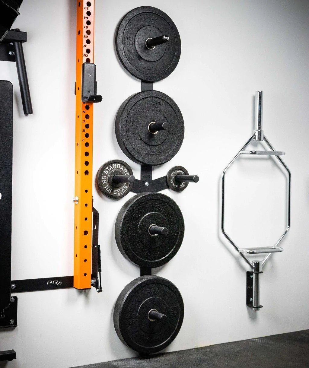 PRx Weight Plate Wall Storage Gym Concepts