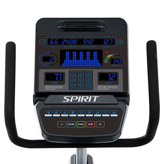 Spirit Fitness CR900 Commercial Recumbent Bike Commercial Spirit Fitness