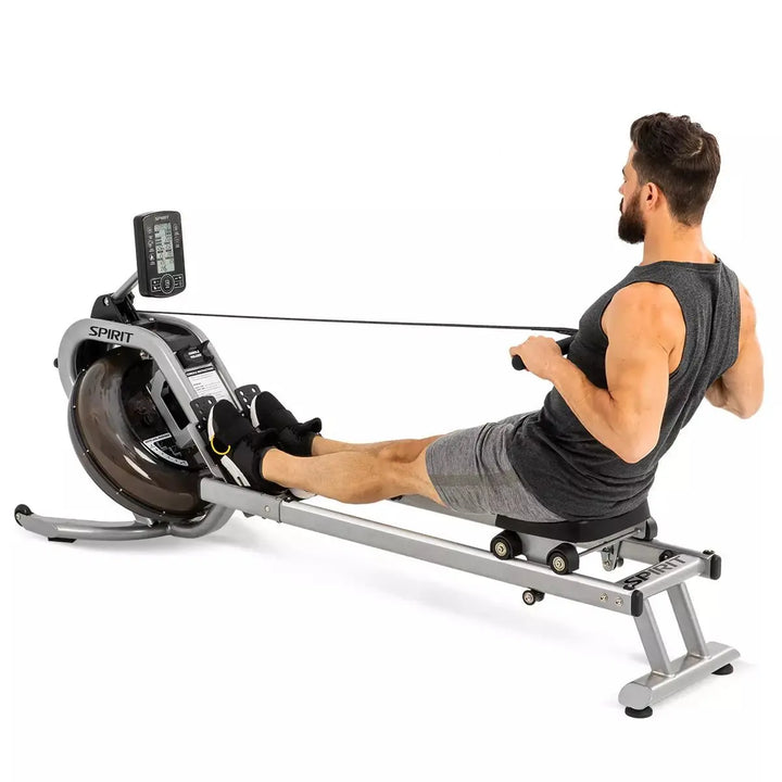 Spirit Fitness CRSW800H20 Light Commercial Water Rower Rowing Machine Cardio Spirit Fitness