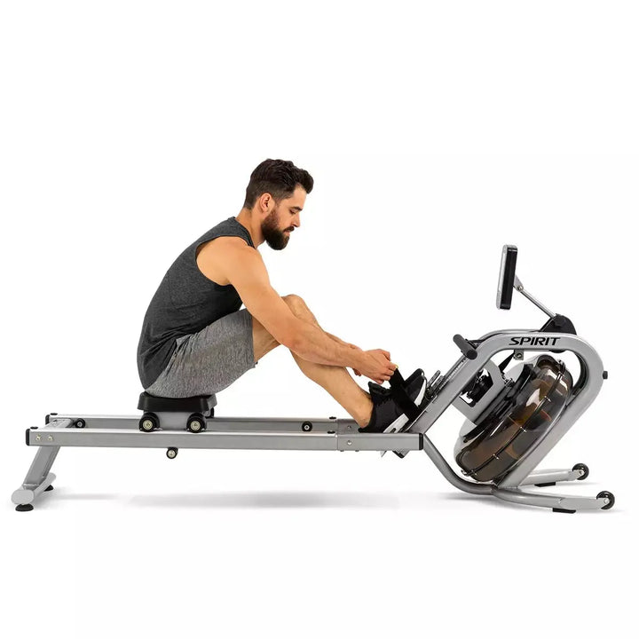 Spirit Fitness CRSW800H20 Light Commercial Water Rower Rowing Machine Cardio Spirit Fitness