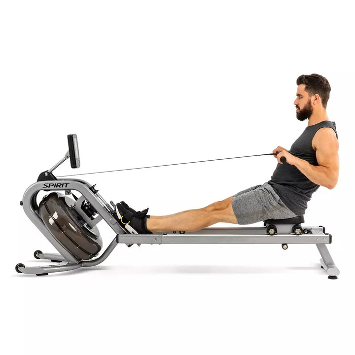 Spirit Fitness CRSW800H20 Light Commercial Water Rower Rowing Machine Cardio Spirit Fitness