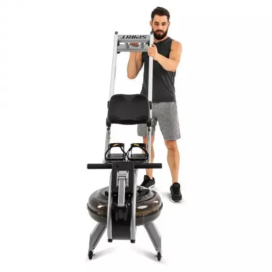 Spirit Fitness CRSW800H20 Light Commercial Water Rower Rowing Machine Cardio Spirit Fitness