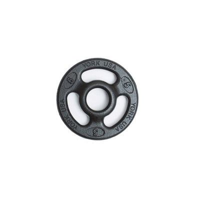 York 2" ISO- Grip Steel Olympic Plate Weights York Barbell