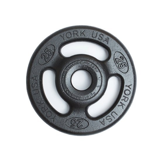 York 2" ISO- Grip Steel Olympic Plate Weights York Barbell