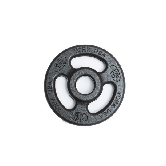 York 2" ISO- Grip Steel Olympic Plate Weights York Barbell