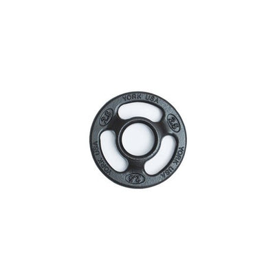York 2" ISO- Grip Steel Olympic Plate Weights York Barbell