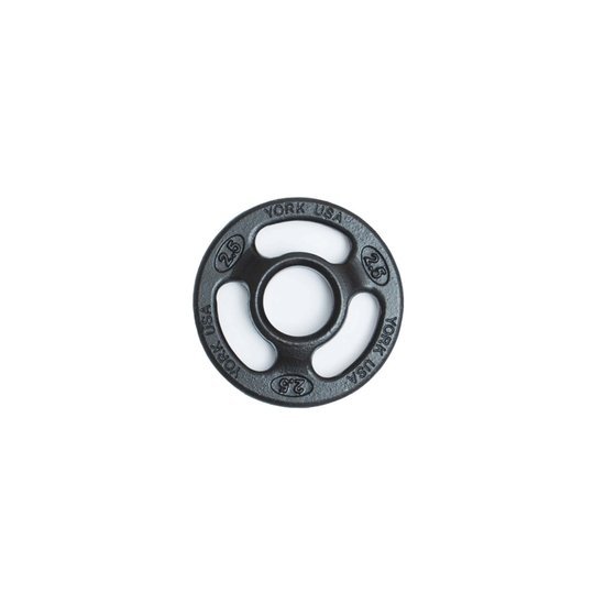 York 2" ISO- Grip Steel Olympic Plate Weights York Barbell