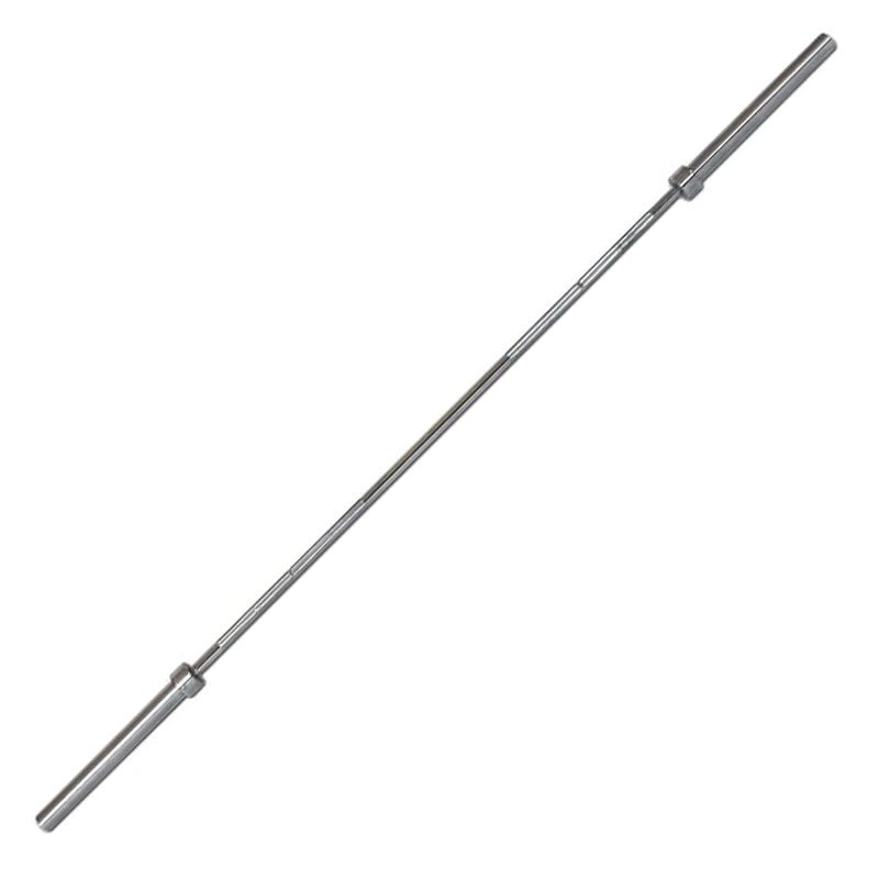 York 7 Ft Olympic Bar Chrome,  1000LB Rated Strength & Conditioning York Barbell   