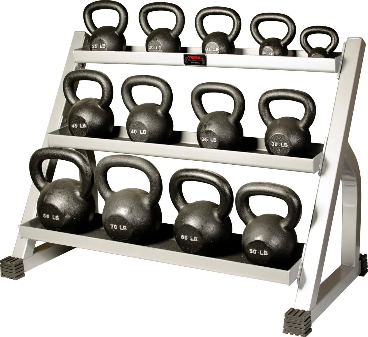 York Barbell Kettlebell Stand Storage York Barbell