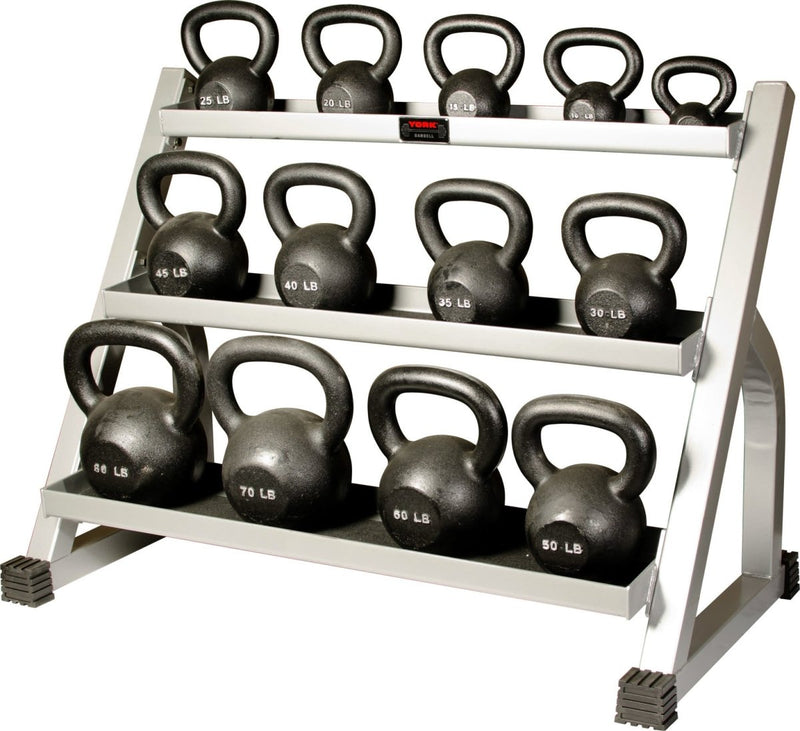 York Barbell Kettlebell Stand Storage York Barbell