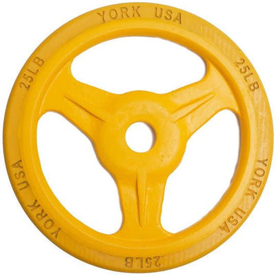 York Bumper Grip Plates Weights York Barbell 25lb