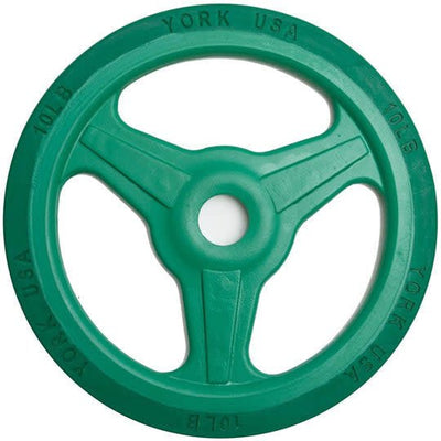York Bumper Grip Plates Weights York Barbell 10lb