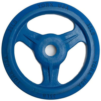 York Bumper Grip Plates Weights York Barbell 35lb