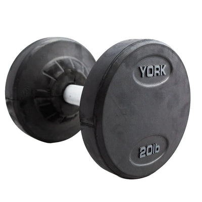 York Dumbbells Medial Grip Rubber Coated Pro Style Weights York Barbell