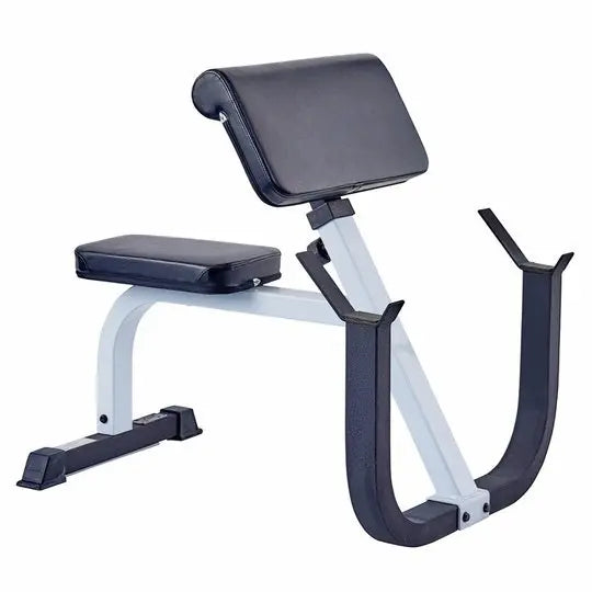 York FTS Preacher Curl Bench Strength York Barbell