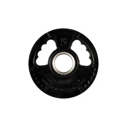York G2 Thin Line Rubber Olympic Plates Weights York Barbell