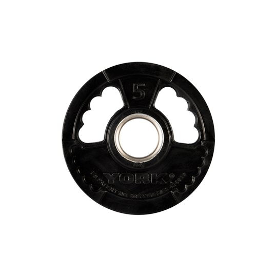 York G2 Thin Line Rubber Olympic Plates Weights York Barbell