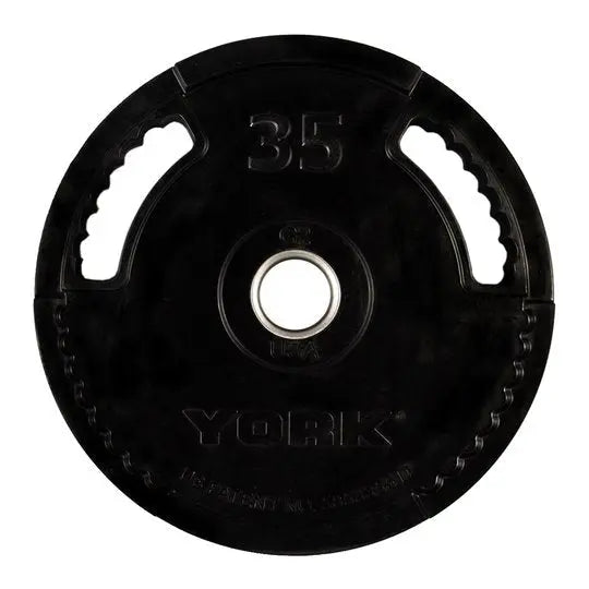 York G2 Thin Line Rubber Olympic Plates Weights York Barbell