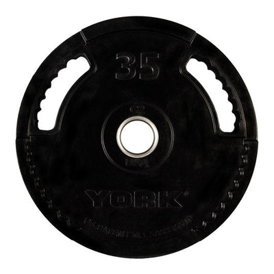 York G2 Thin Line Rubber Olympic Plates Weights York Barbell